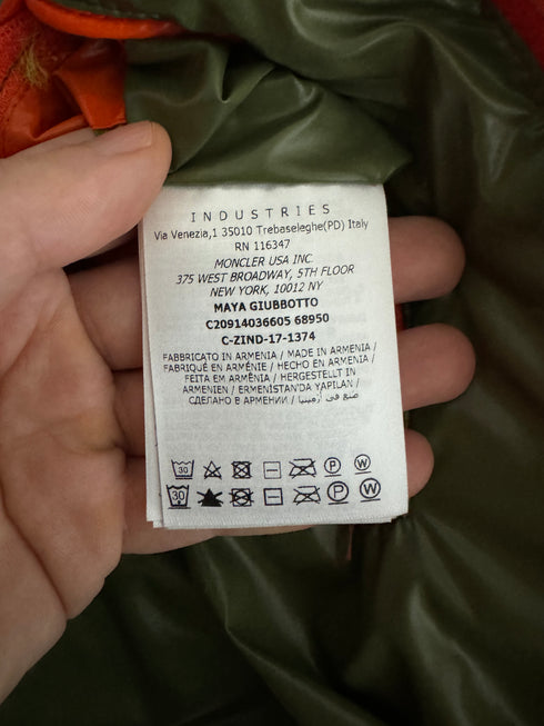 Second hand Moncler jacket Maya size 3 orange
